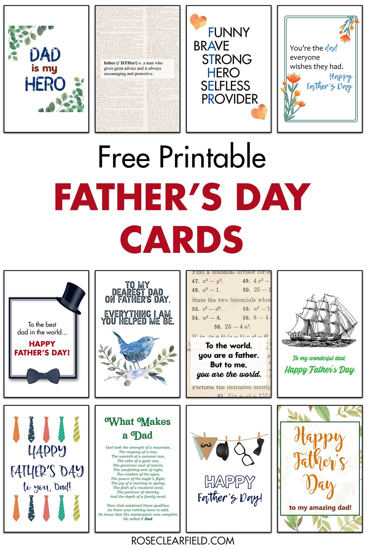 free father s day card printable