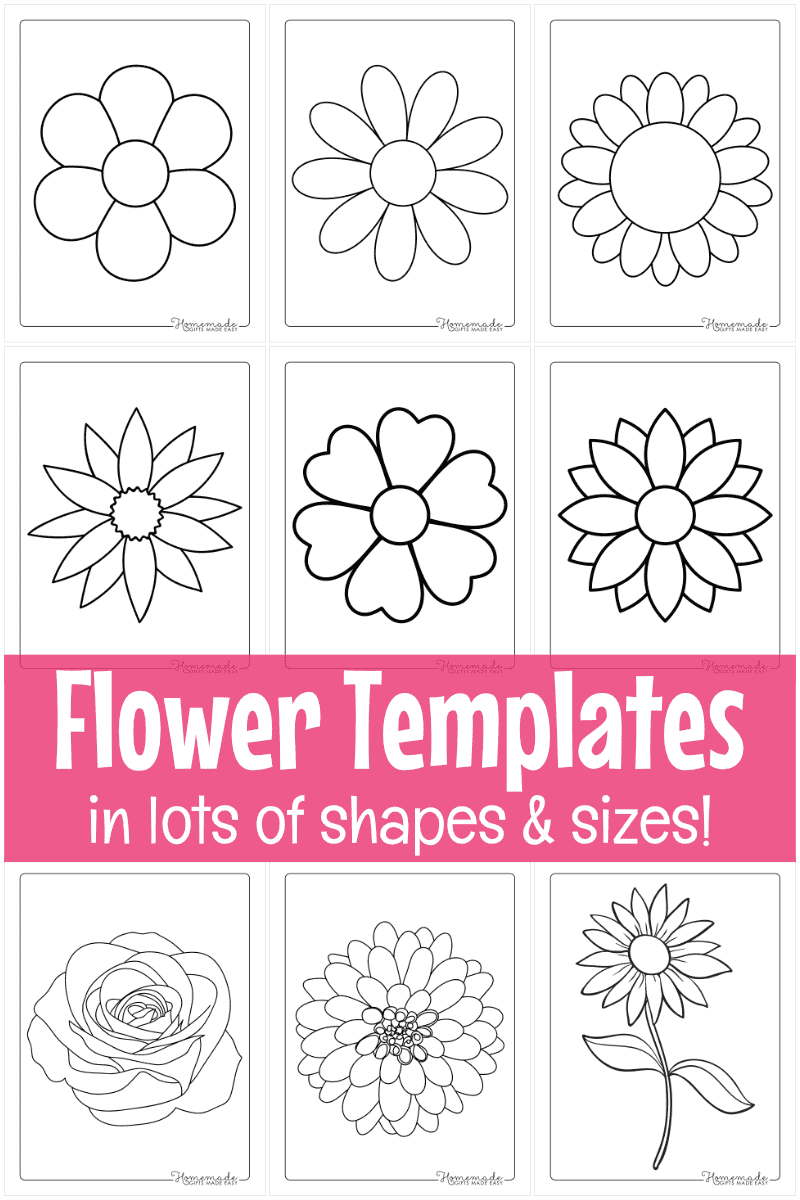 Flower Templates Printable