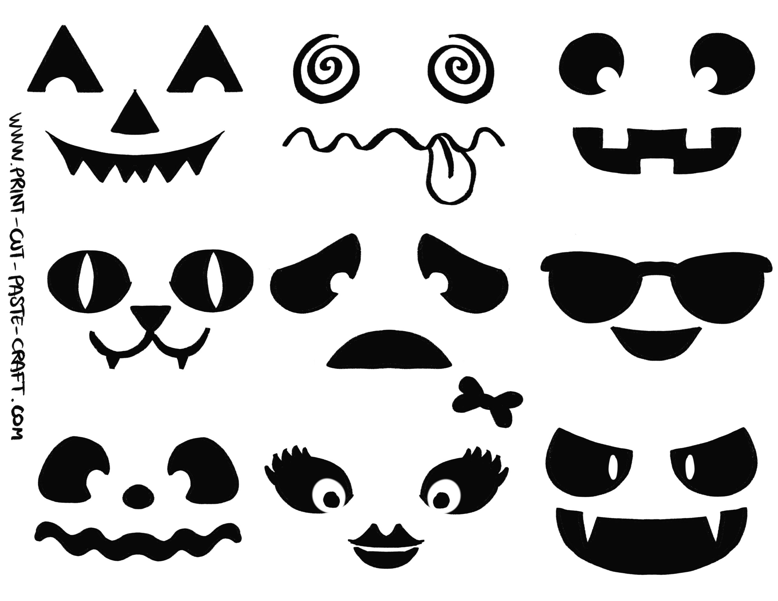 Free Printable Halloween Craft By Print cut paste craft 