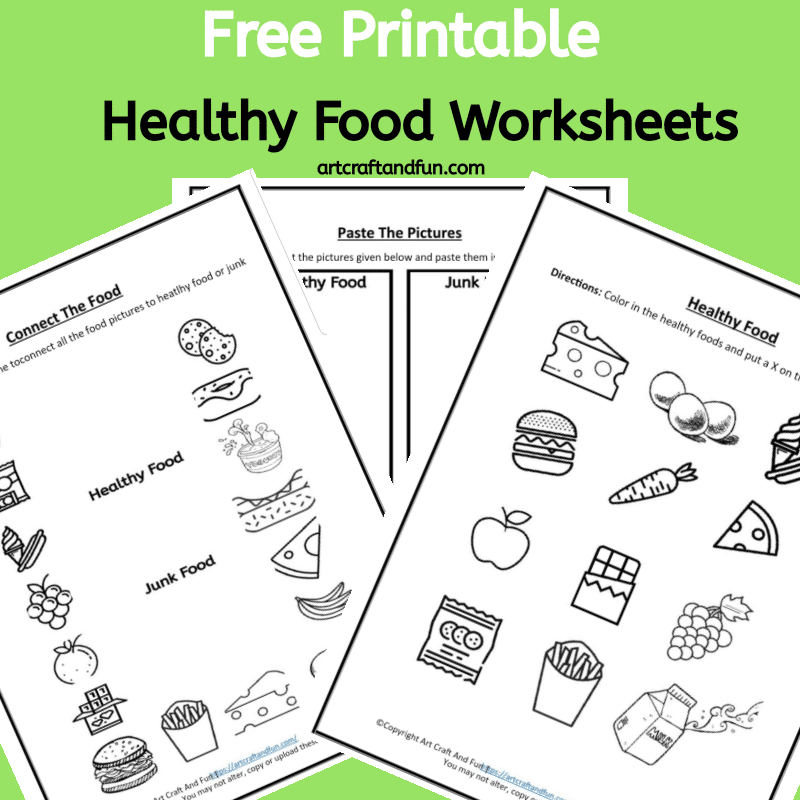 Free Printable Healthy Food Worksheets  Free Printable Healthy Food Worksheets