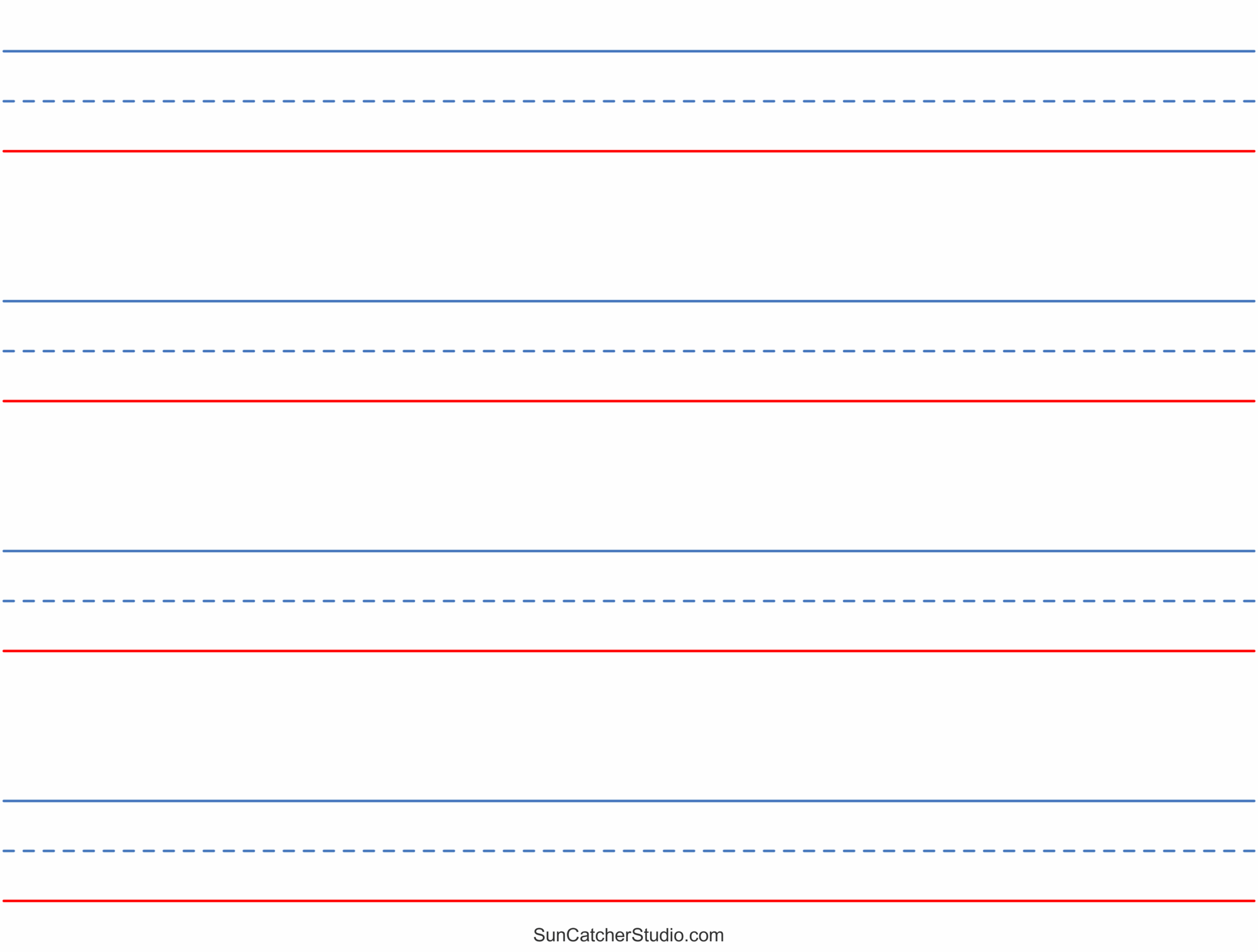 Printable Paper With Lines For Writing