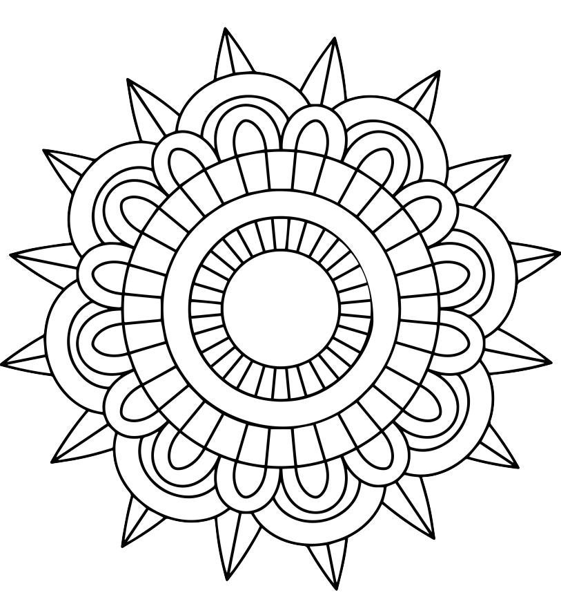 Free Printable Mandalas For Beginners