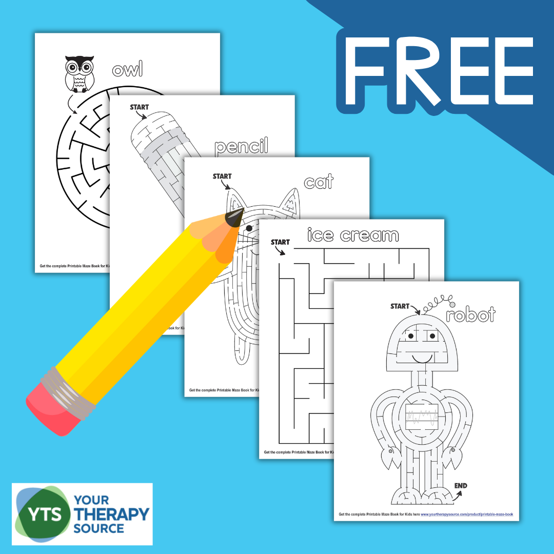 preschool printable mazes