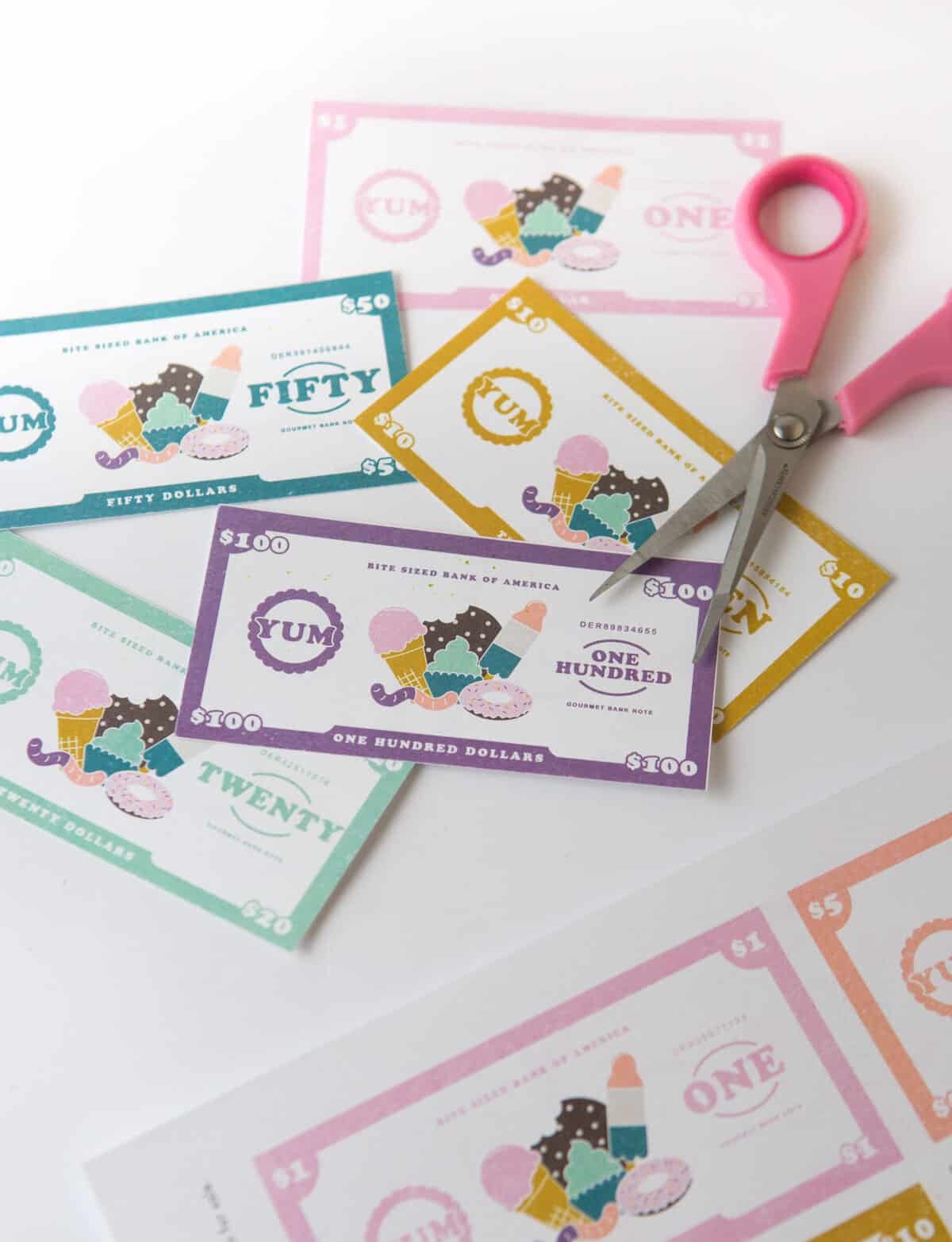 printable money for kids