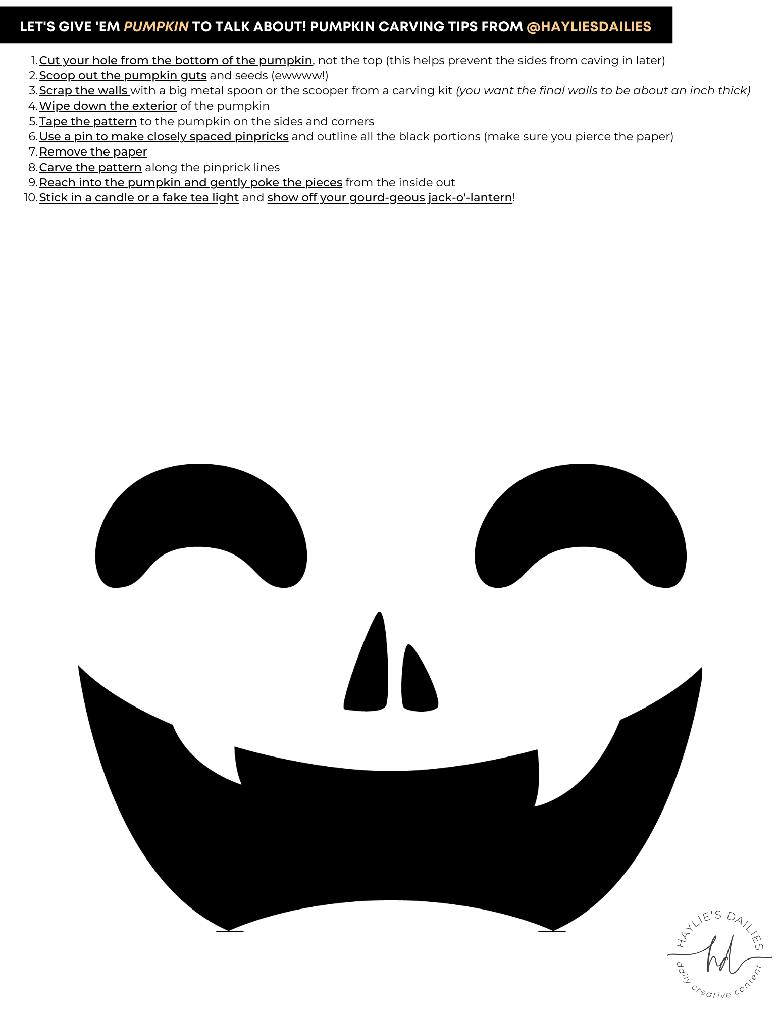 jack o lantern printable templates jack o lantern printable templates