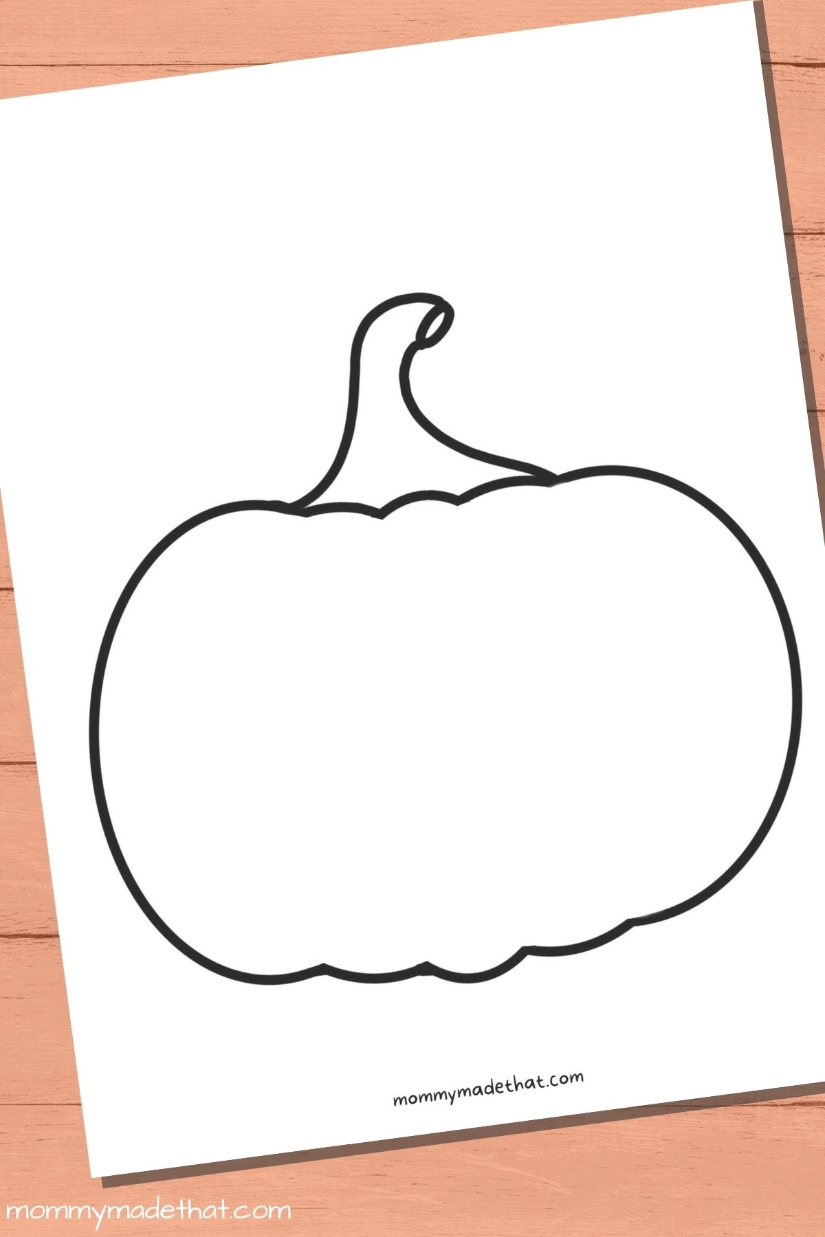 free pumpkin outline printable