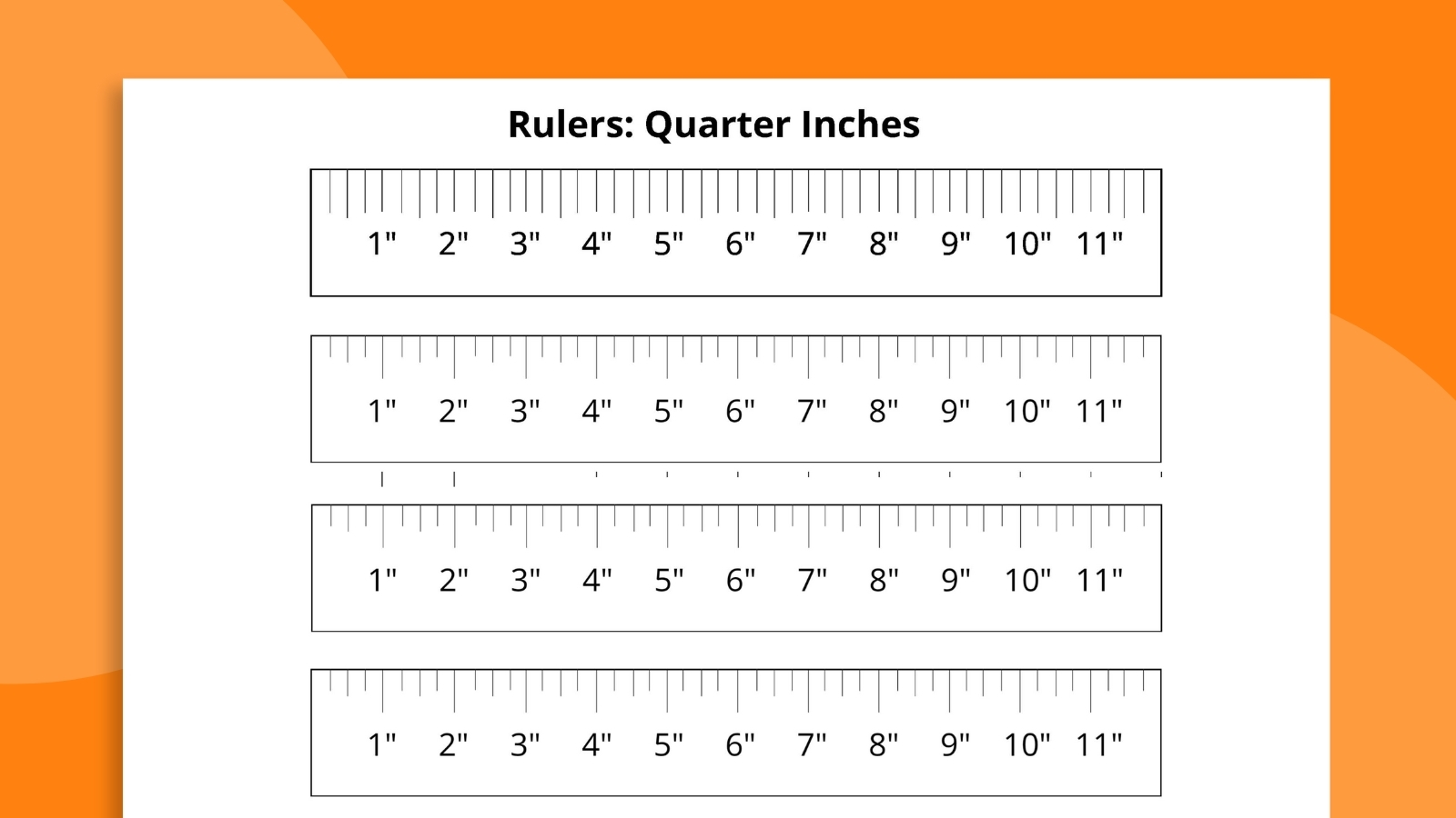 inch and centimeter ruler printable