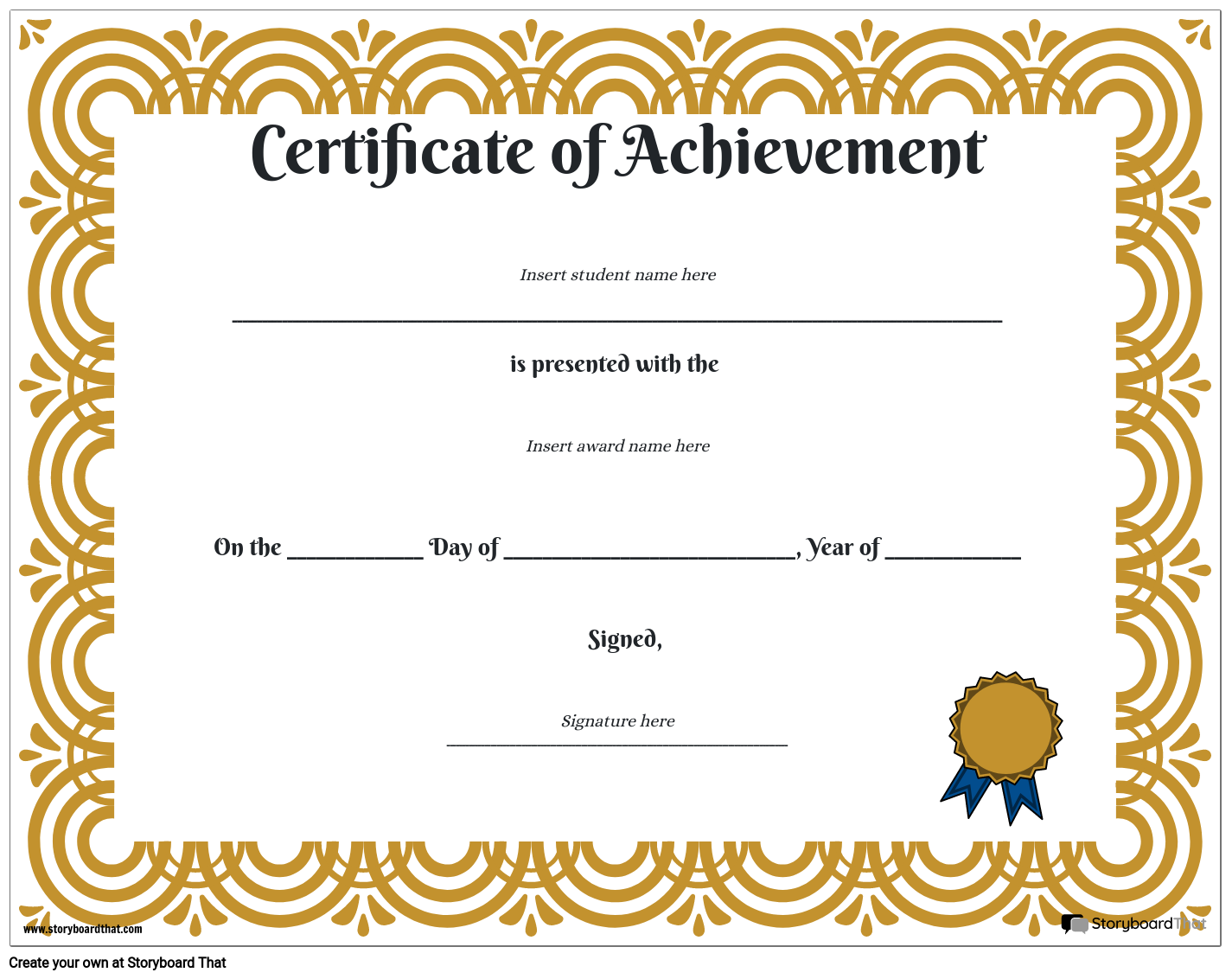 free printable award certificates for students