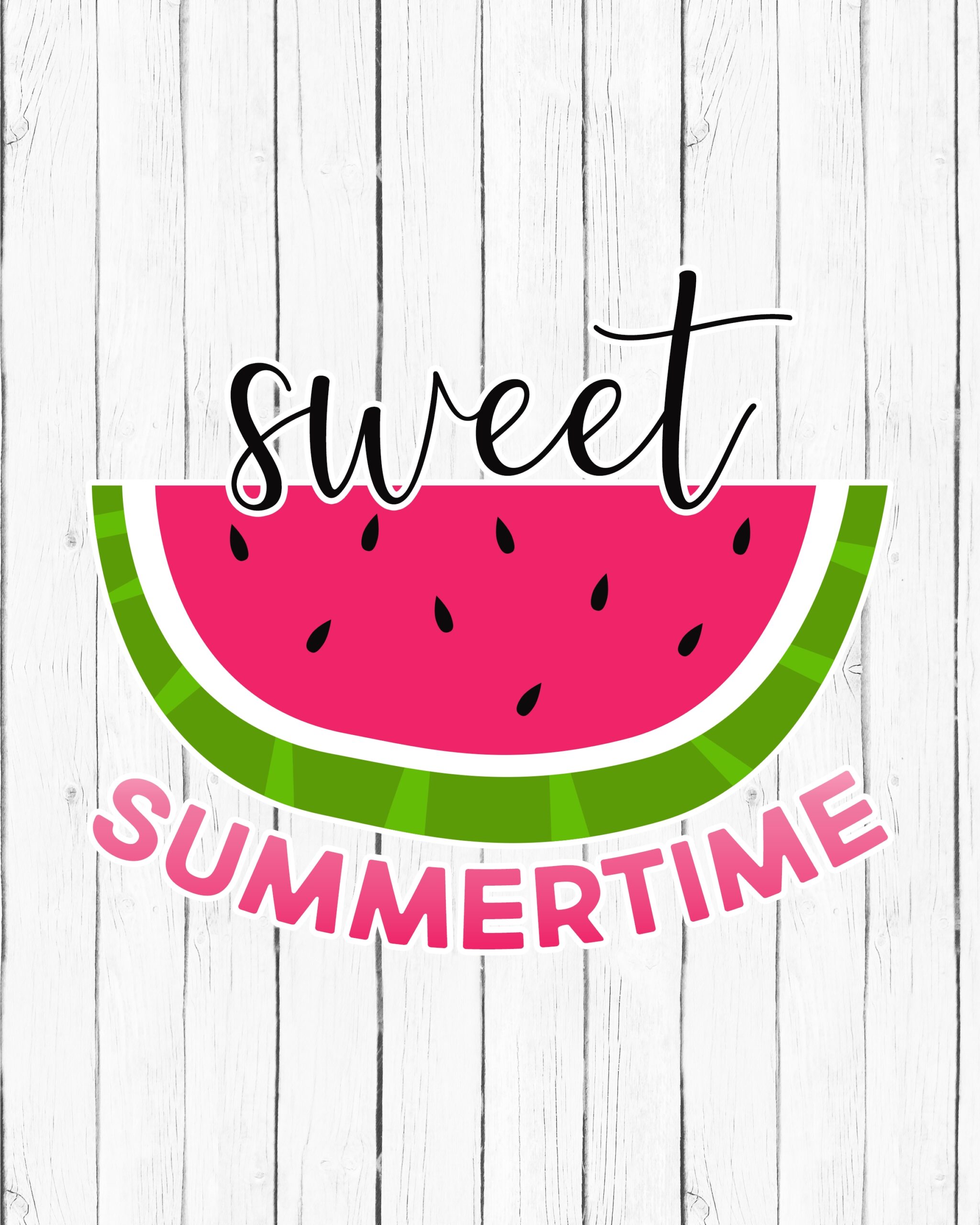 Free Printable Summertime Wall Art The Cottage Market