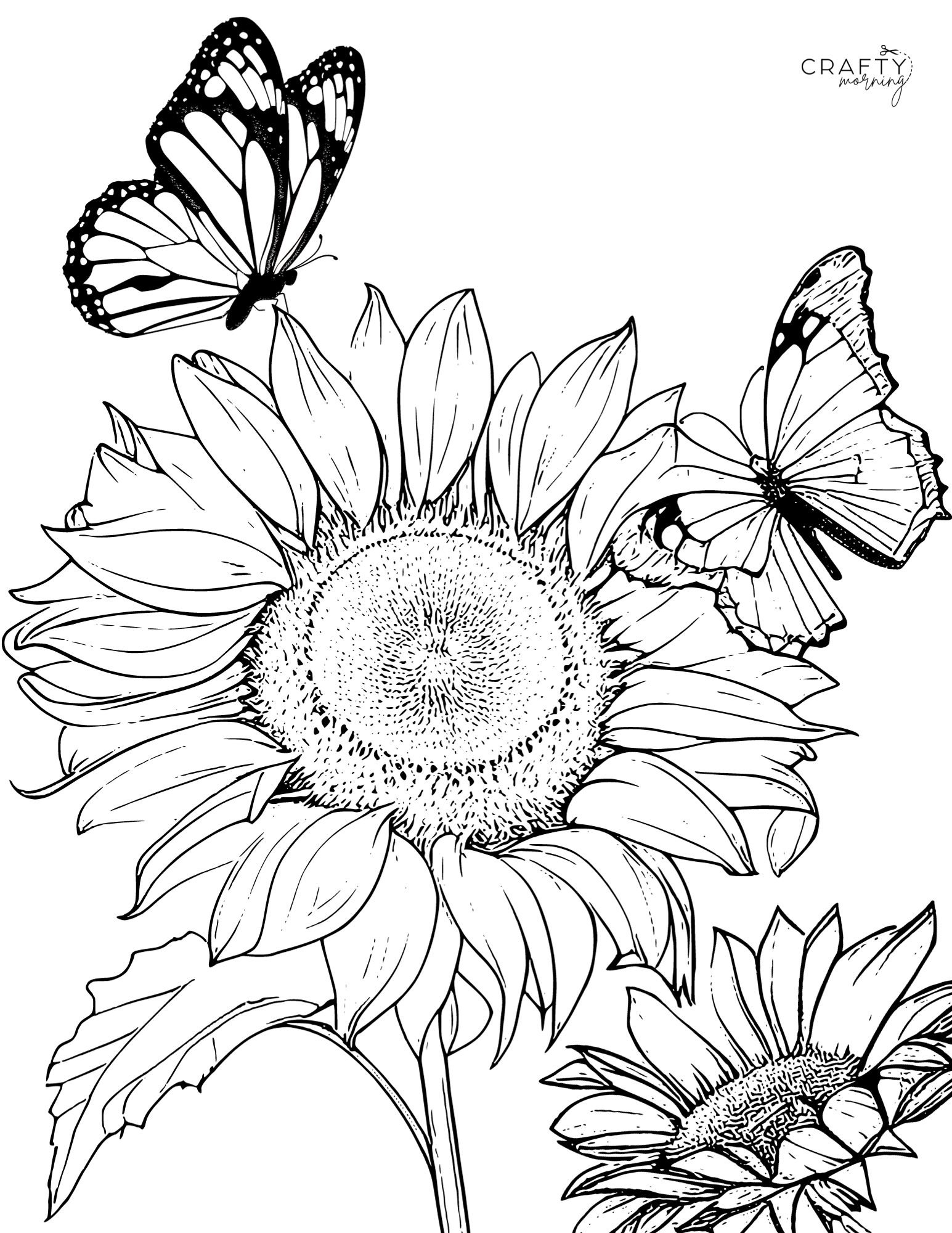 free printable sunflower images