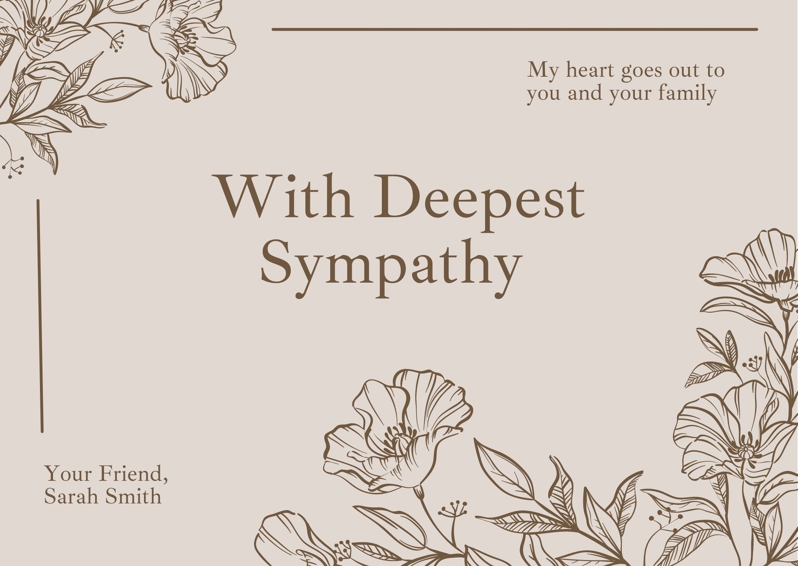 Free Printable Sympathy Card Templates To Customize Canva Worksheets Library