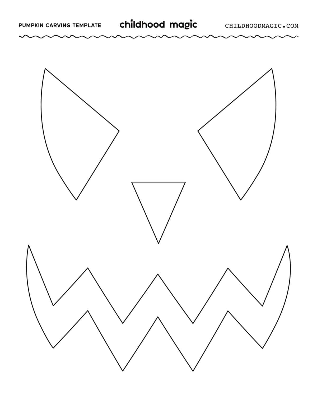 pumpkin faces printable templates