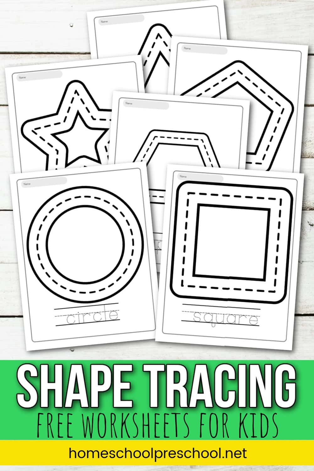 preschool free printable worksheets shapes