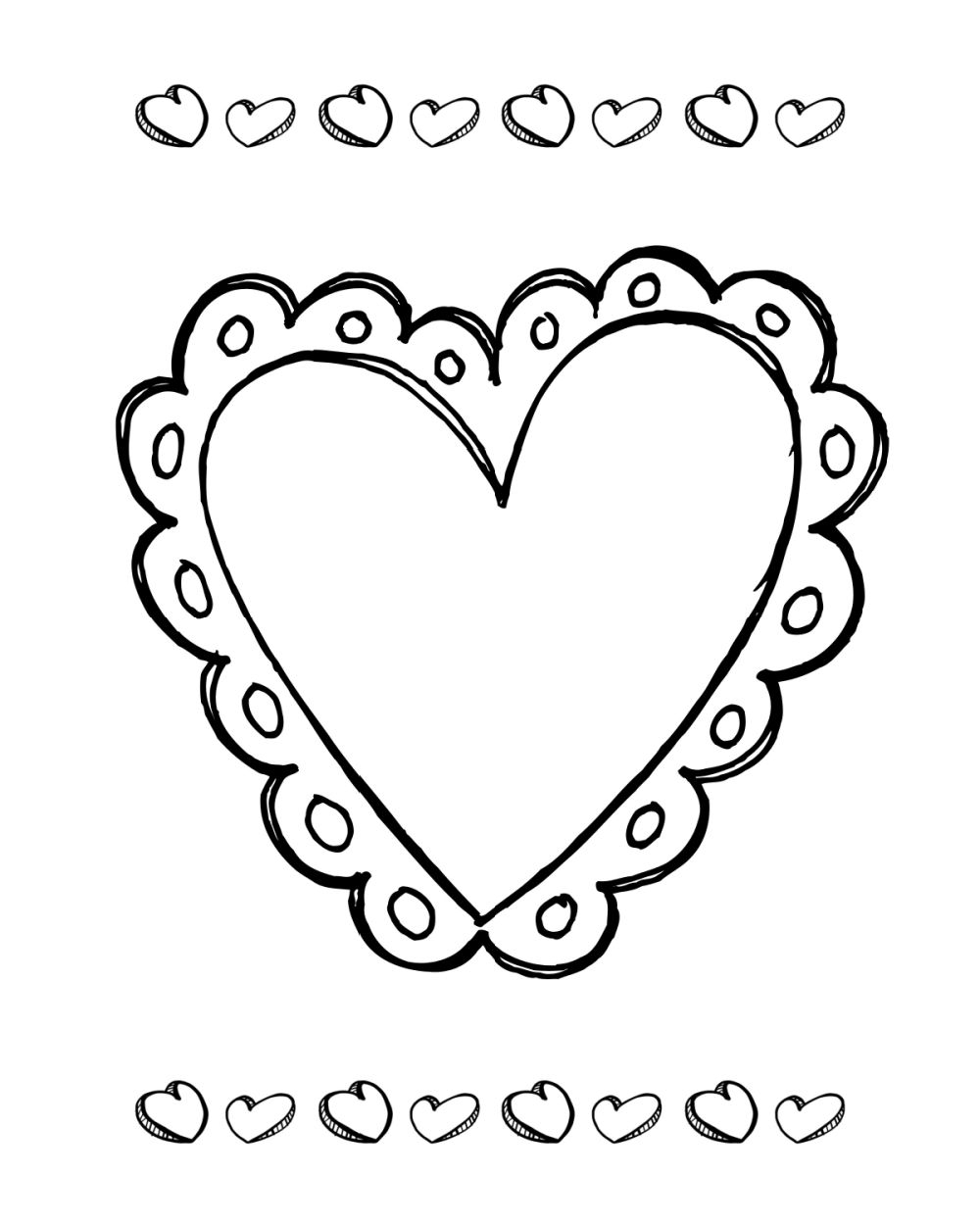 printable valentines day hearts