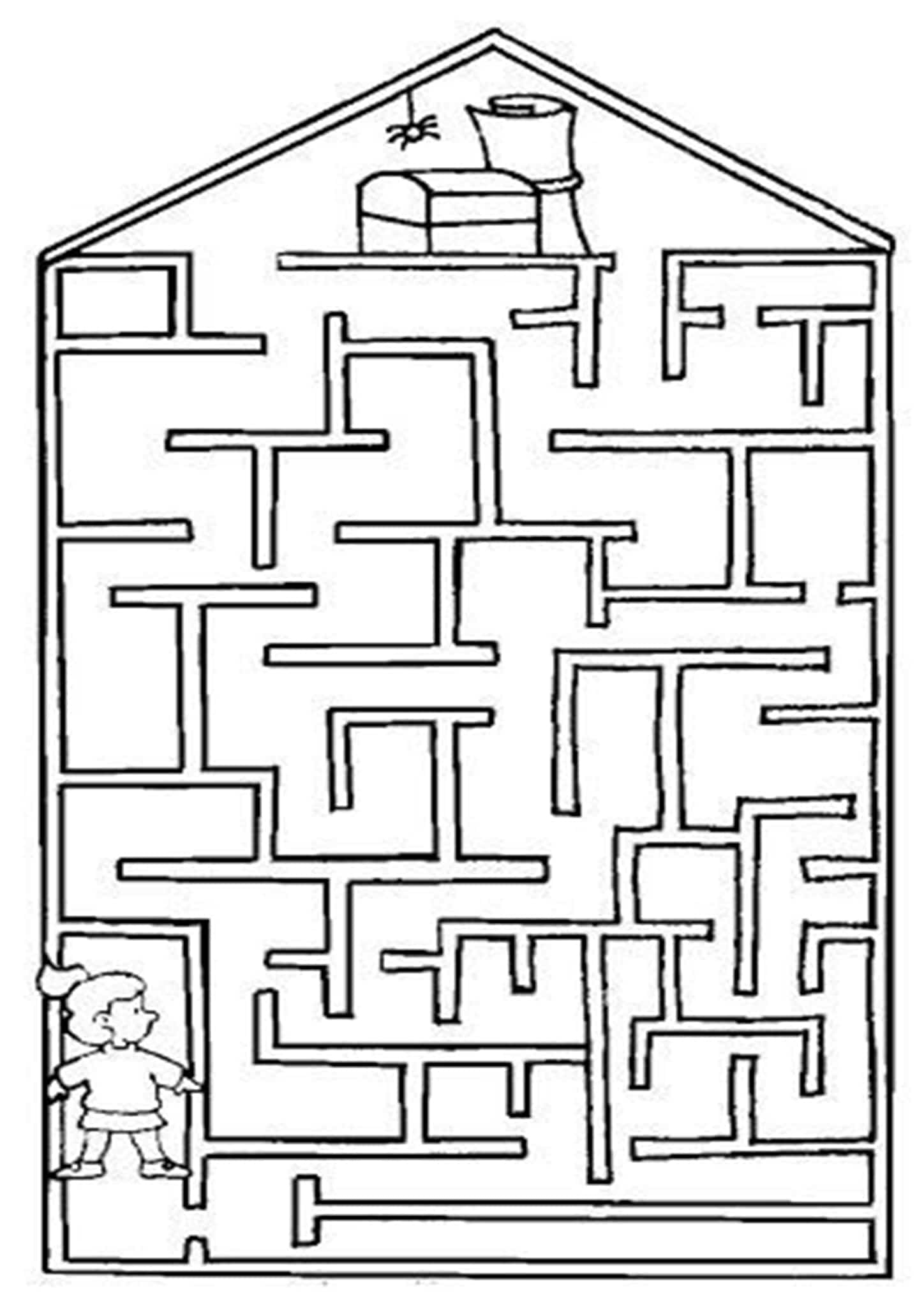 Simple Mazes Printable