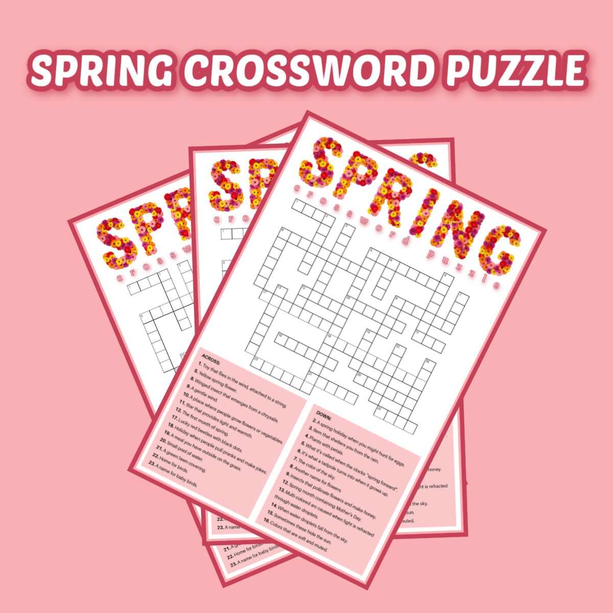 printable crossword puzzles adults