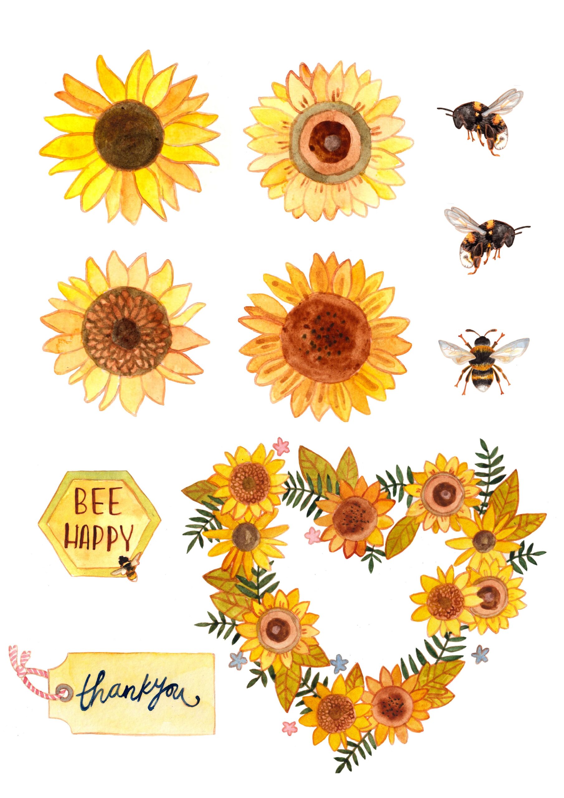 Free Printable Sunflower Images