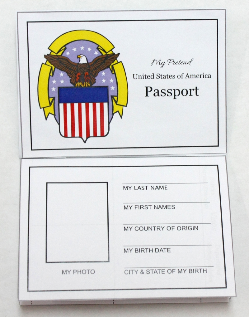 Printable Passports For Kids