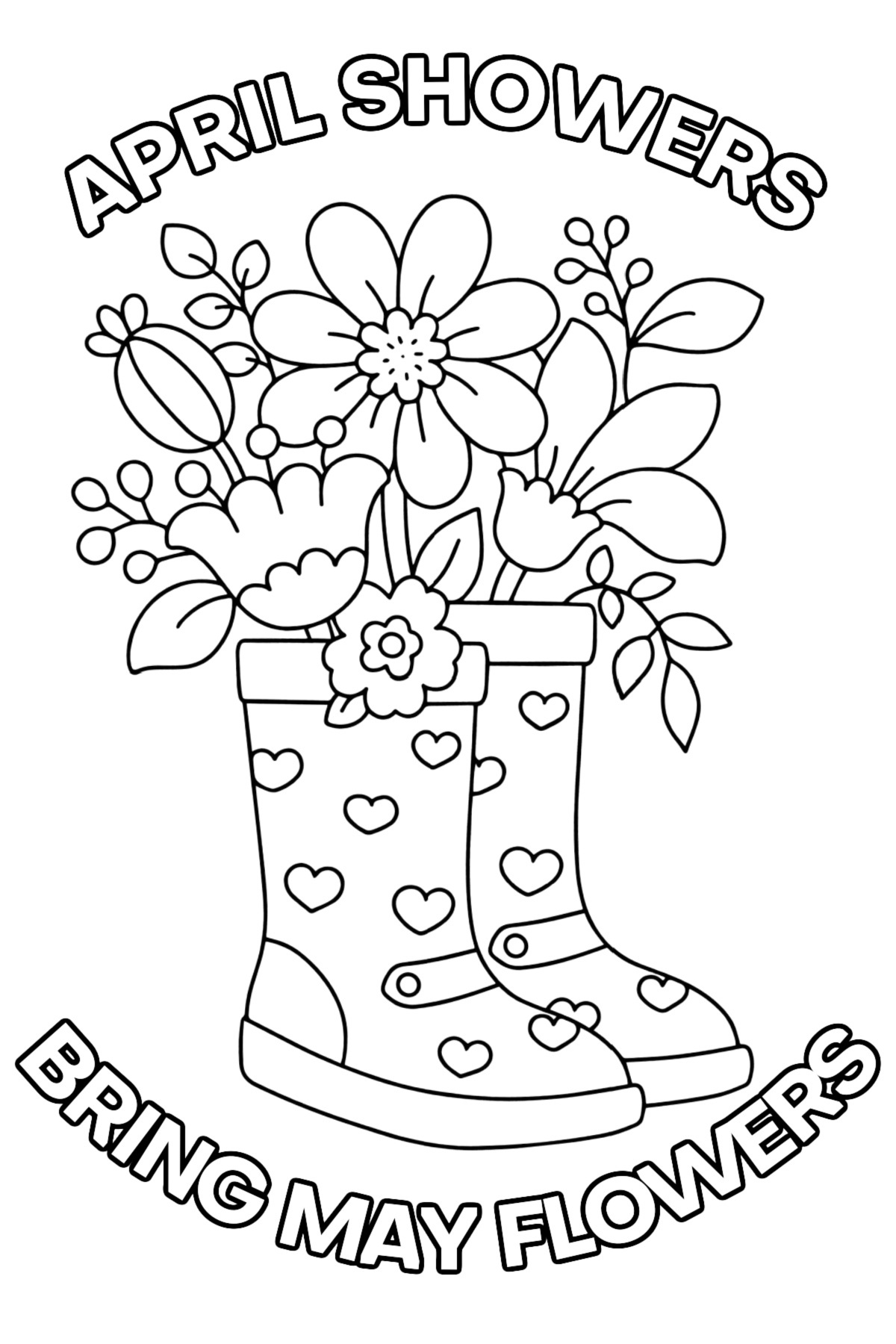 Free Printable Full Size Spring Coloring Pages