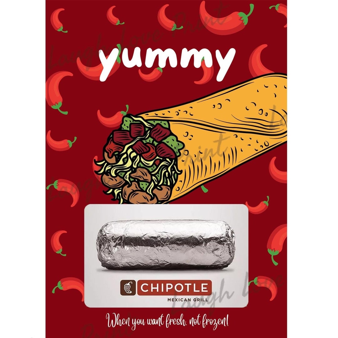 Printable Chipotle Gift Card