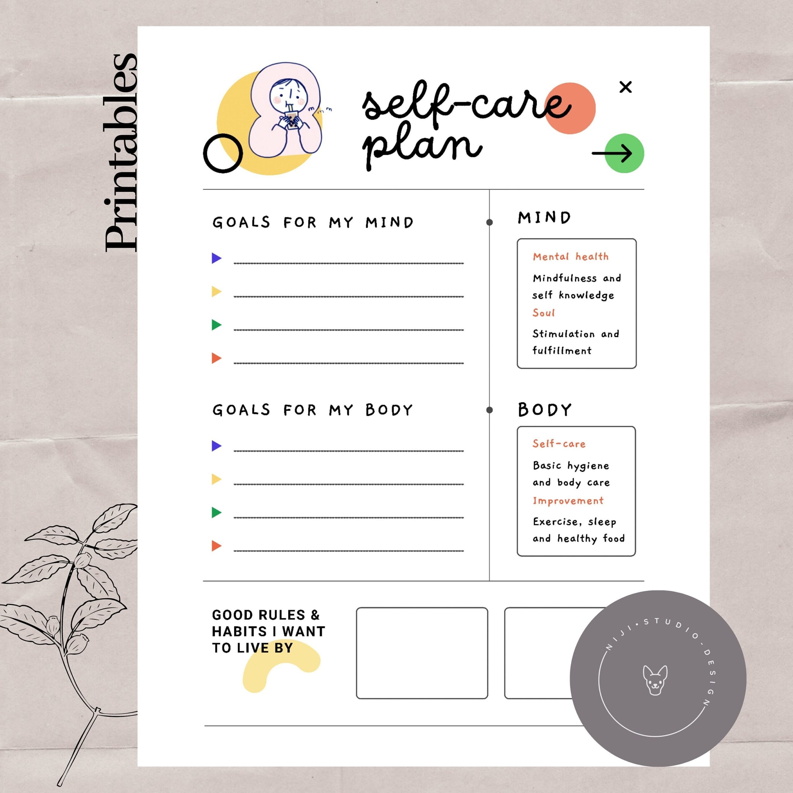 Goodnotes Template Noteshelf Self Care Plan Self Care Goodnotes Template Noteshelf Self Care Plan Self Care