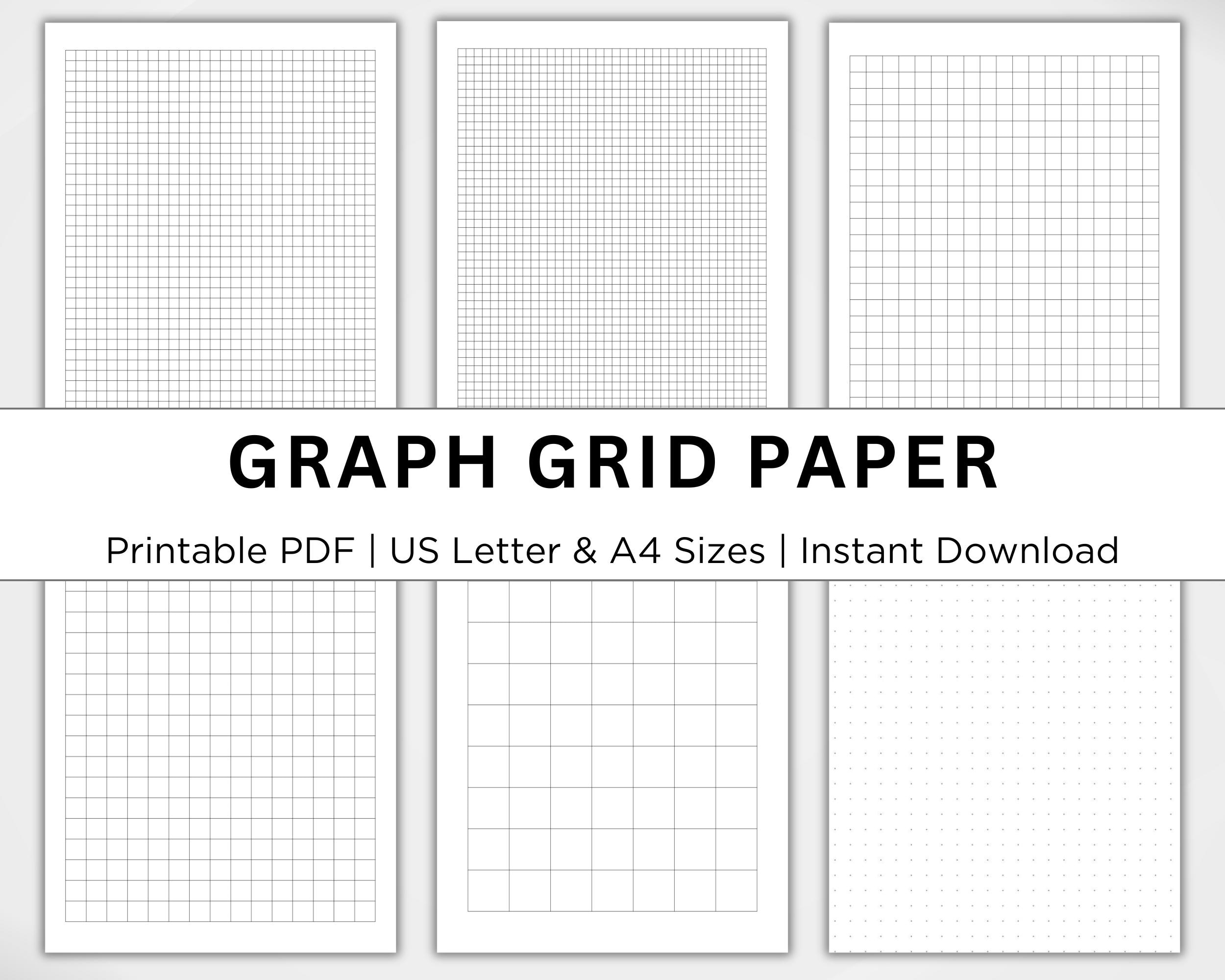 Grid Paper Pro Art Graph Paper Pad 8 5x11