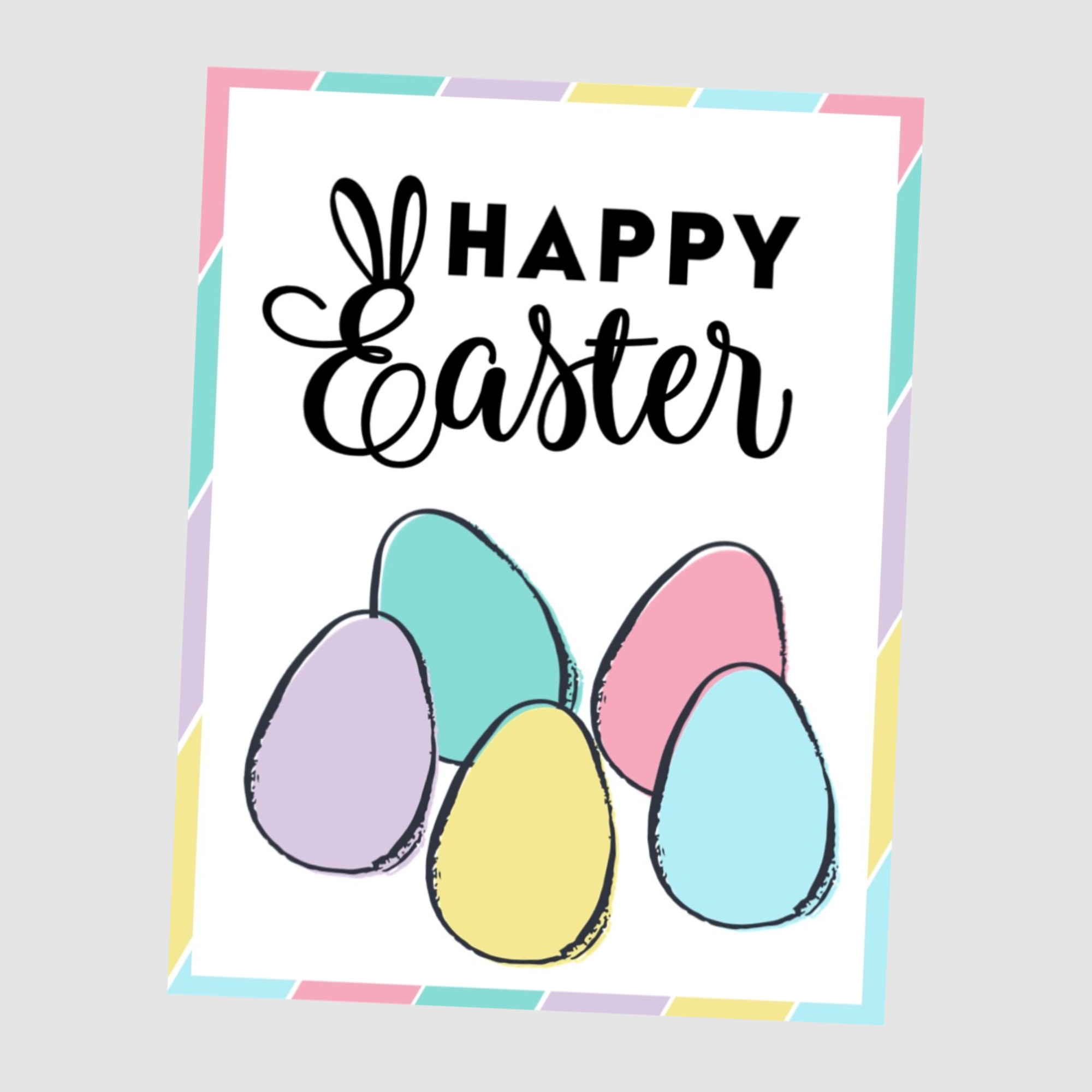 Happy Easter Free Printable Krafty Planner Worksheets Library