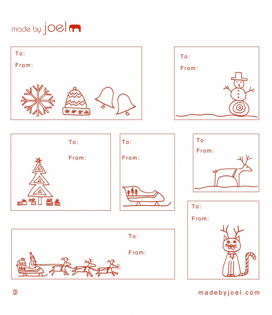 gift tag template free printable