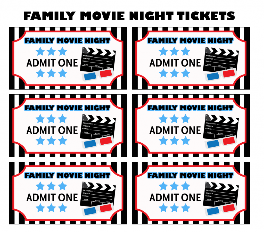 printable tickets for kids