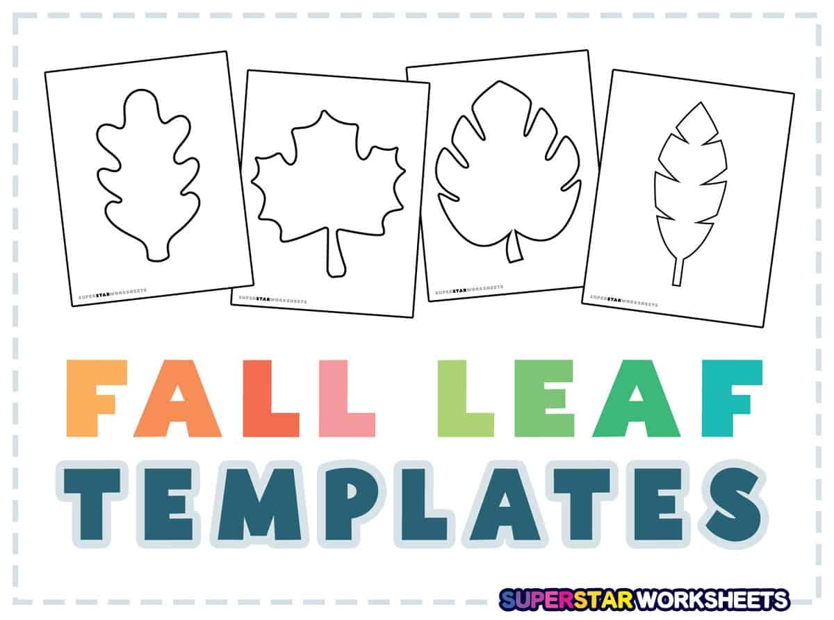 printable autumn leaf templates