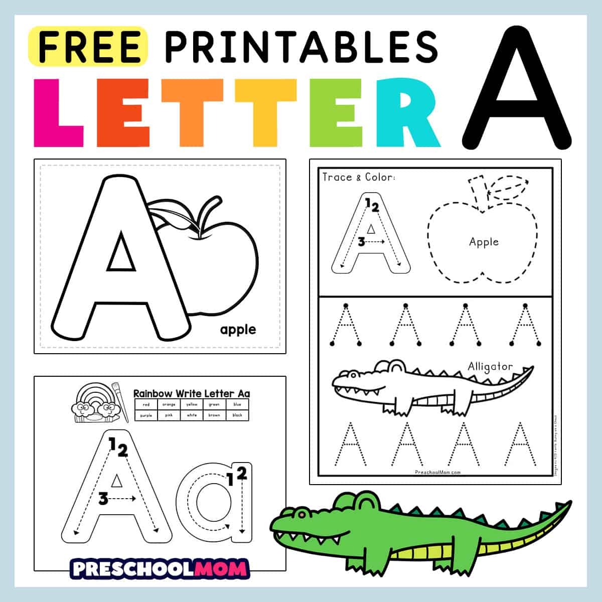 Free Printable Preschool Worksheets Letters