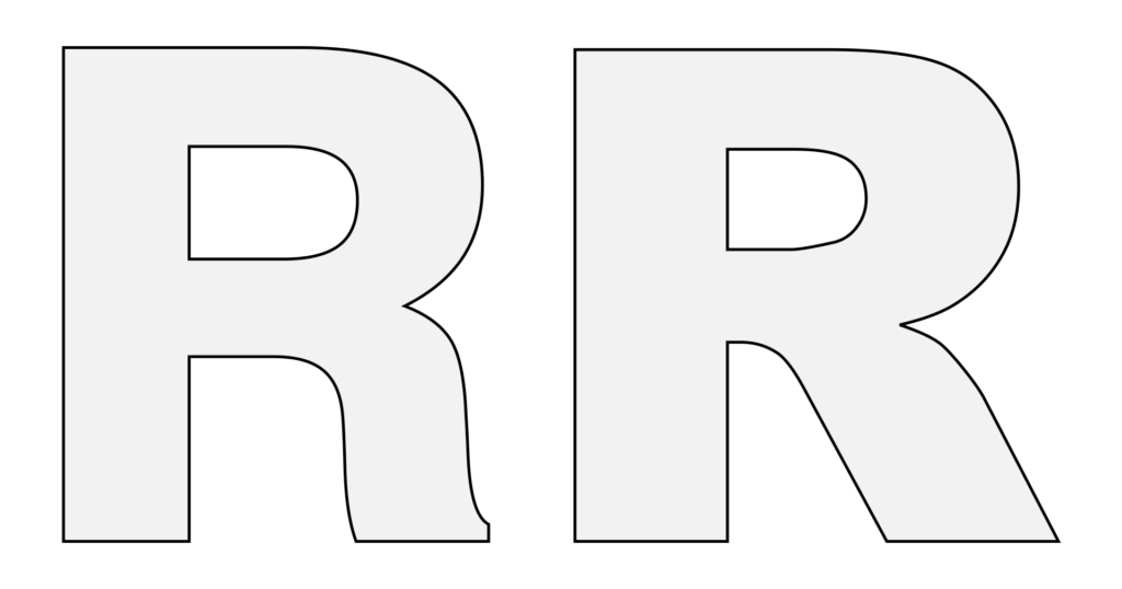 Letter R Template Printable - Jenny Blog