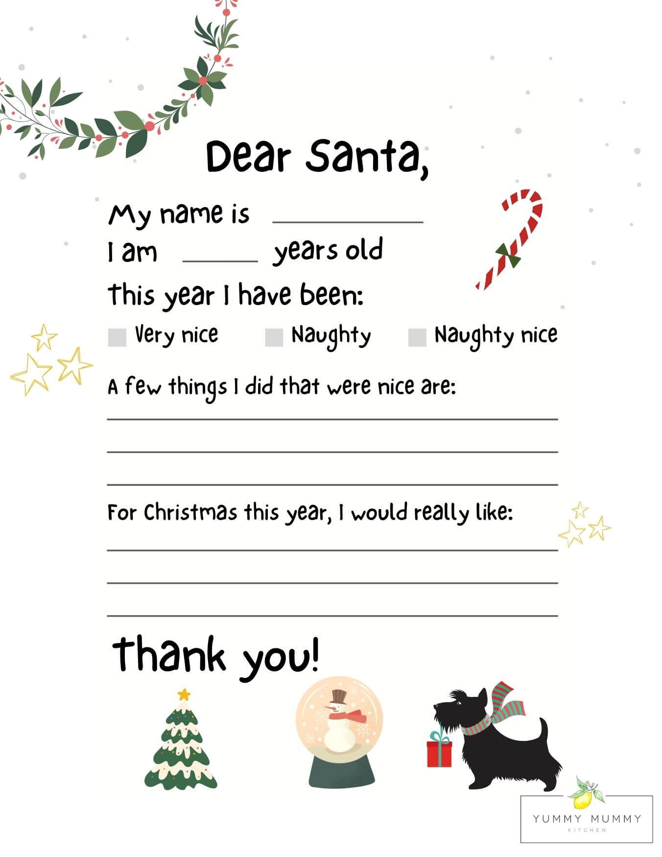 Letter To Santa Template Free Printable Dear Santa Letters Letter To Santa Template Free Printable Dear Santa Letters