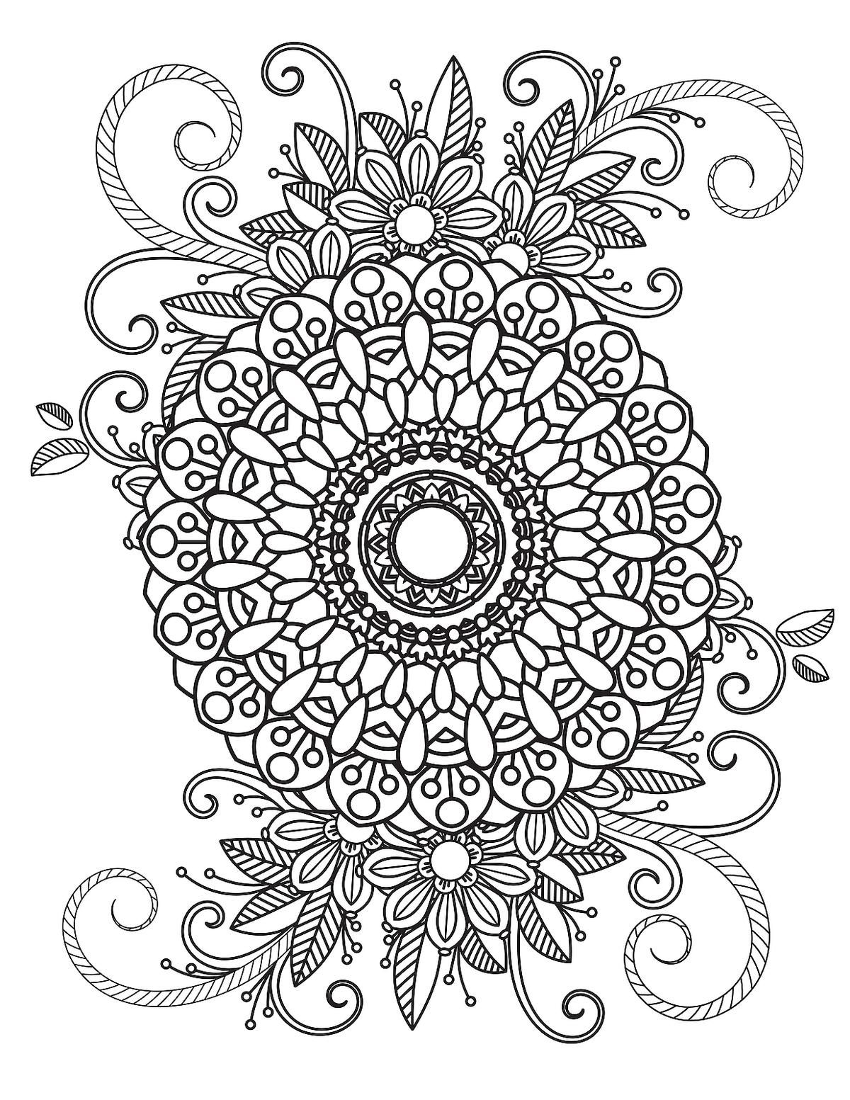 Mandala Coloring Pages Free Printable Coloring Pages Of Mandalas Worksheets Library