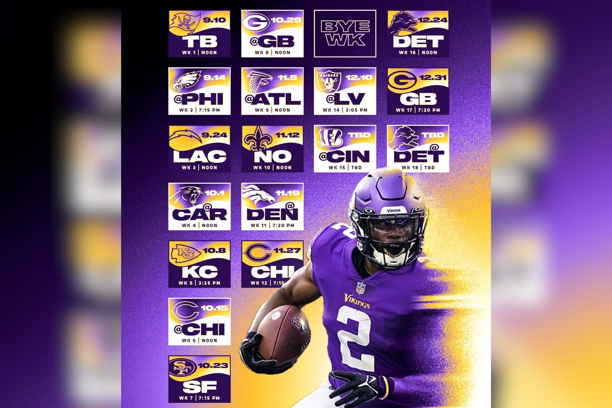 Minnesota Vikings Schedule For 2023 Nfl Season MARCA English Minnesota Vikings Schedule For 2023 Nfl Season MARCA English