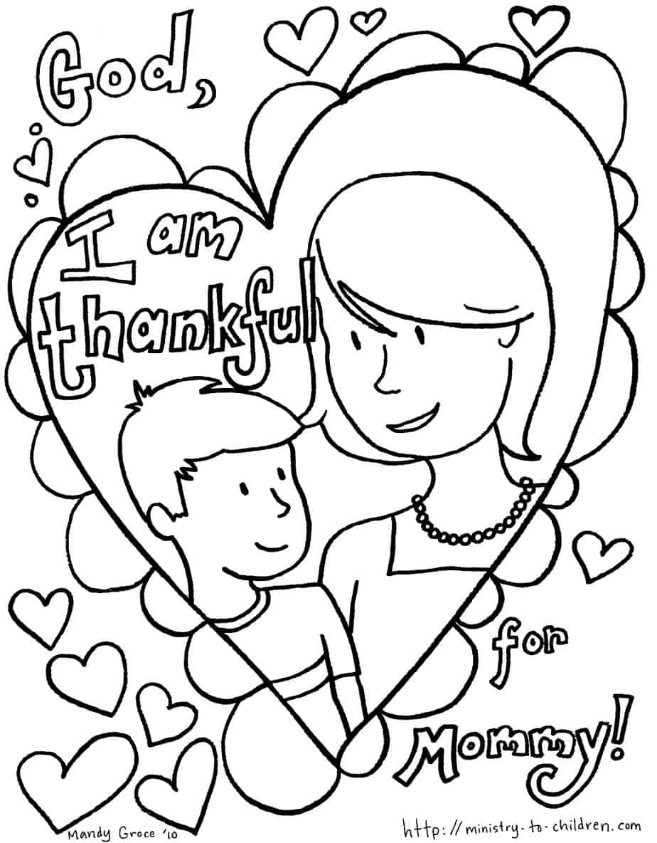 Free Printable Mother S Day Coloring Pages For Kids