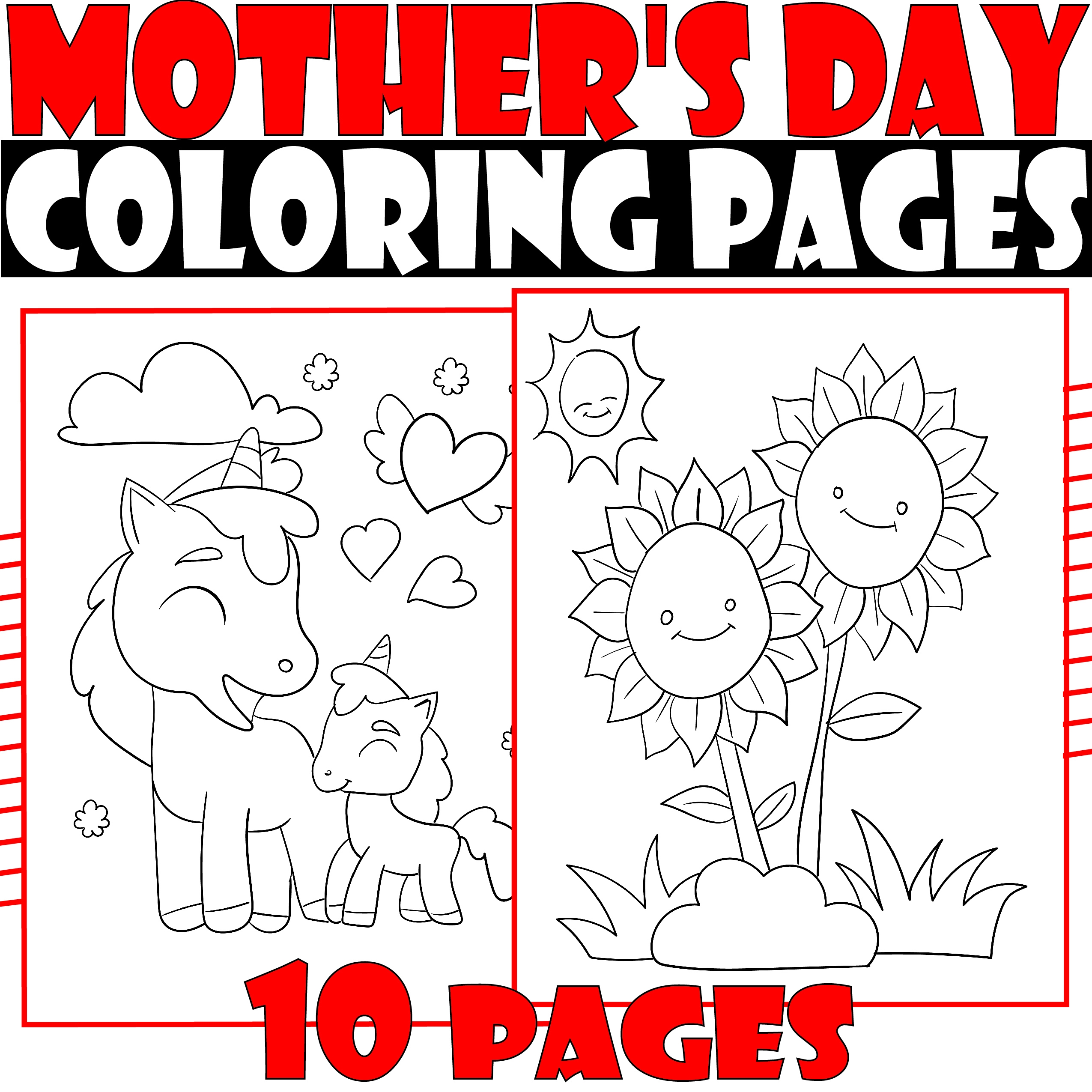 Mother s Day Coloring Pages Mother s Day Coloring Sheets Made 