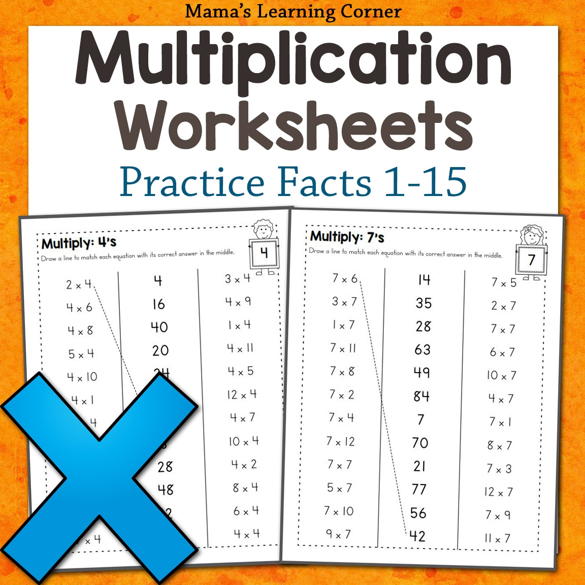 Multiplication Worksheets Numbers 1 Through 12