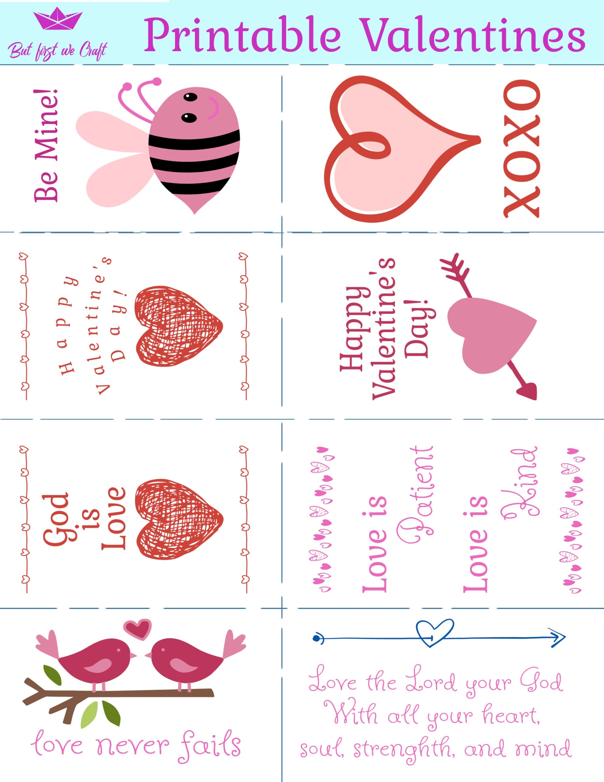 Valentines Card Printable Free