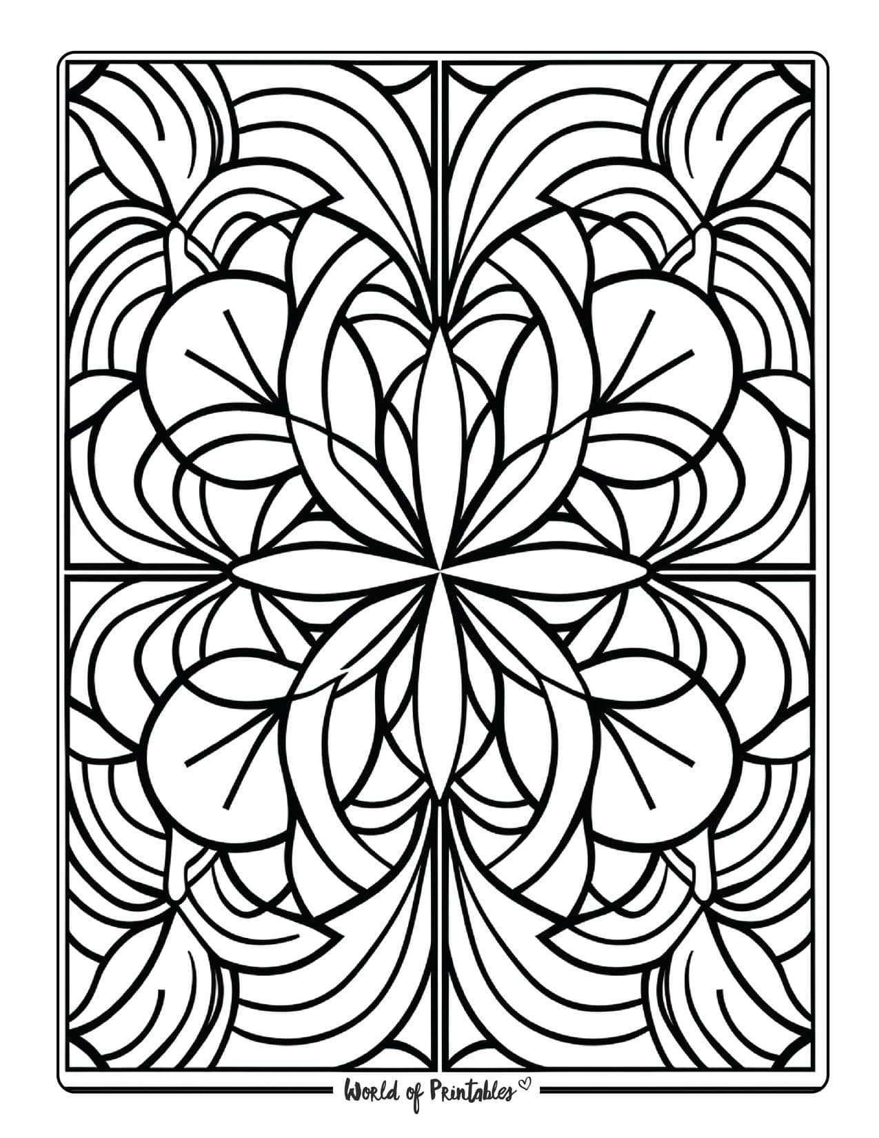 Pattern Coloring Pages World Of Printables