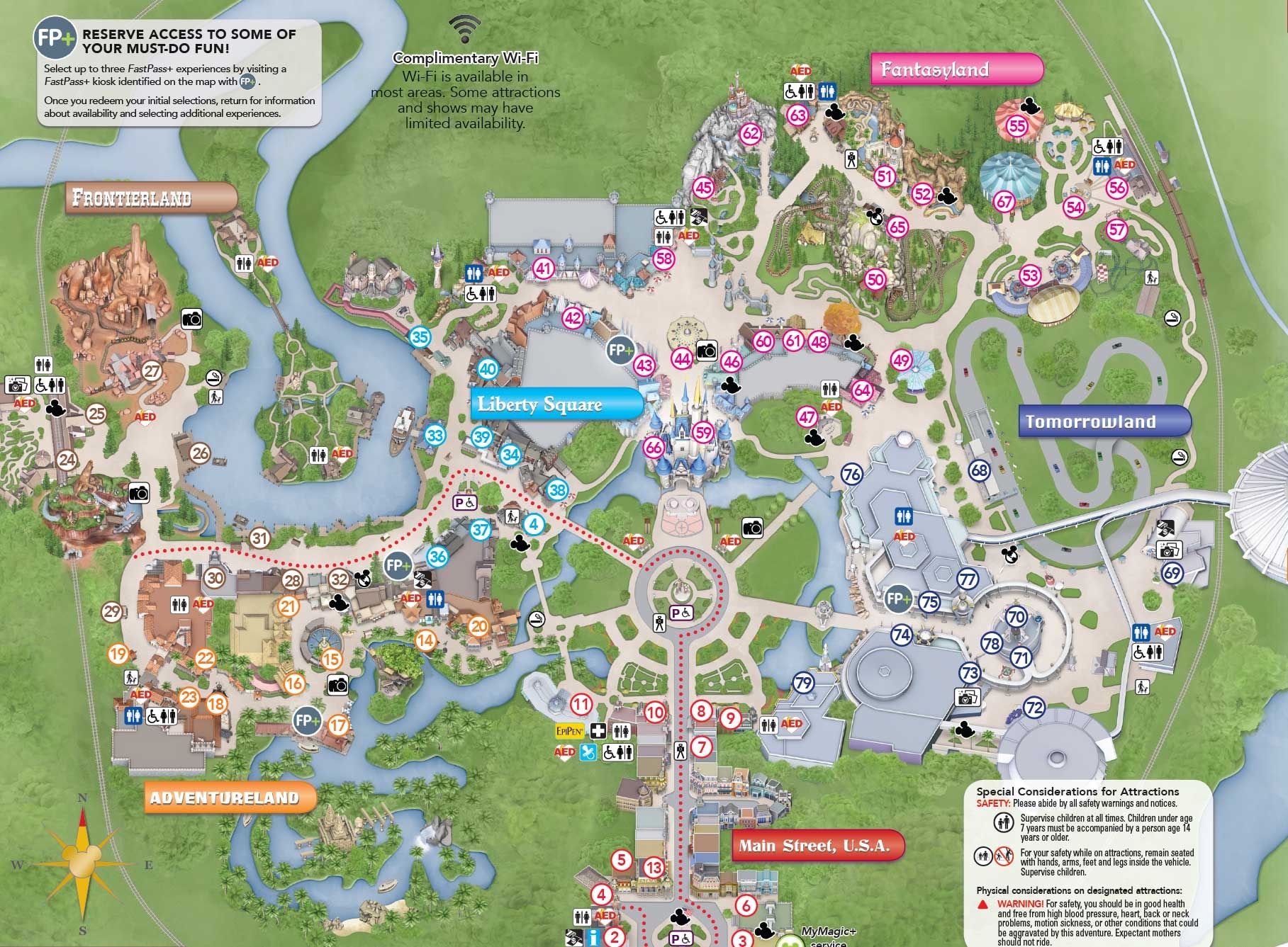 PHOTOS New Magic Kingdom Guide Map Shows Changes To The Hub Area  PHOTOS New Magic Kingdom Guide Map Shows Changes To The Hub Area