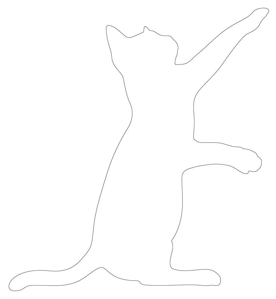 Cat Template Printable