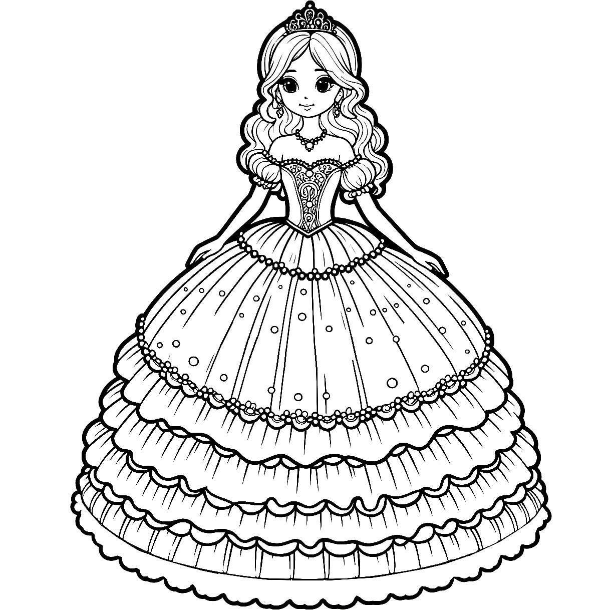 Printable Princess Coloring Pages