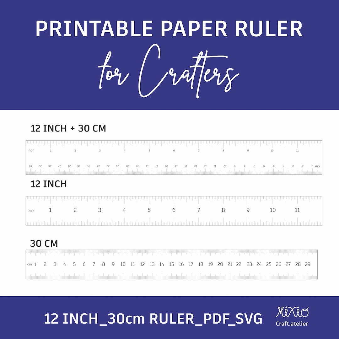 printable ruler inches centimeters