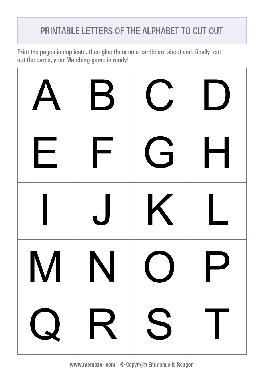 abc alphabet printable