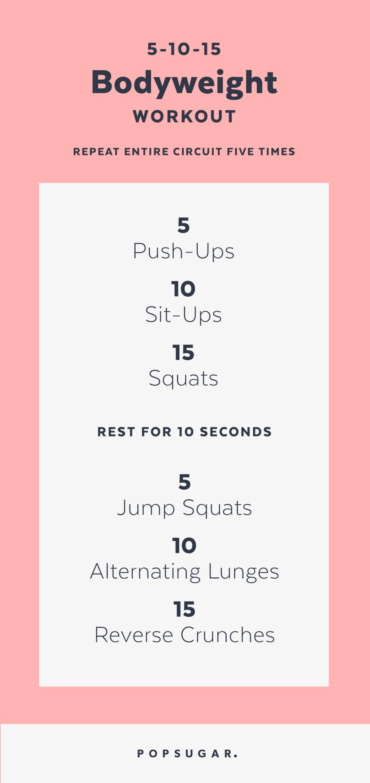 workout routine printable