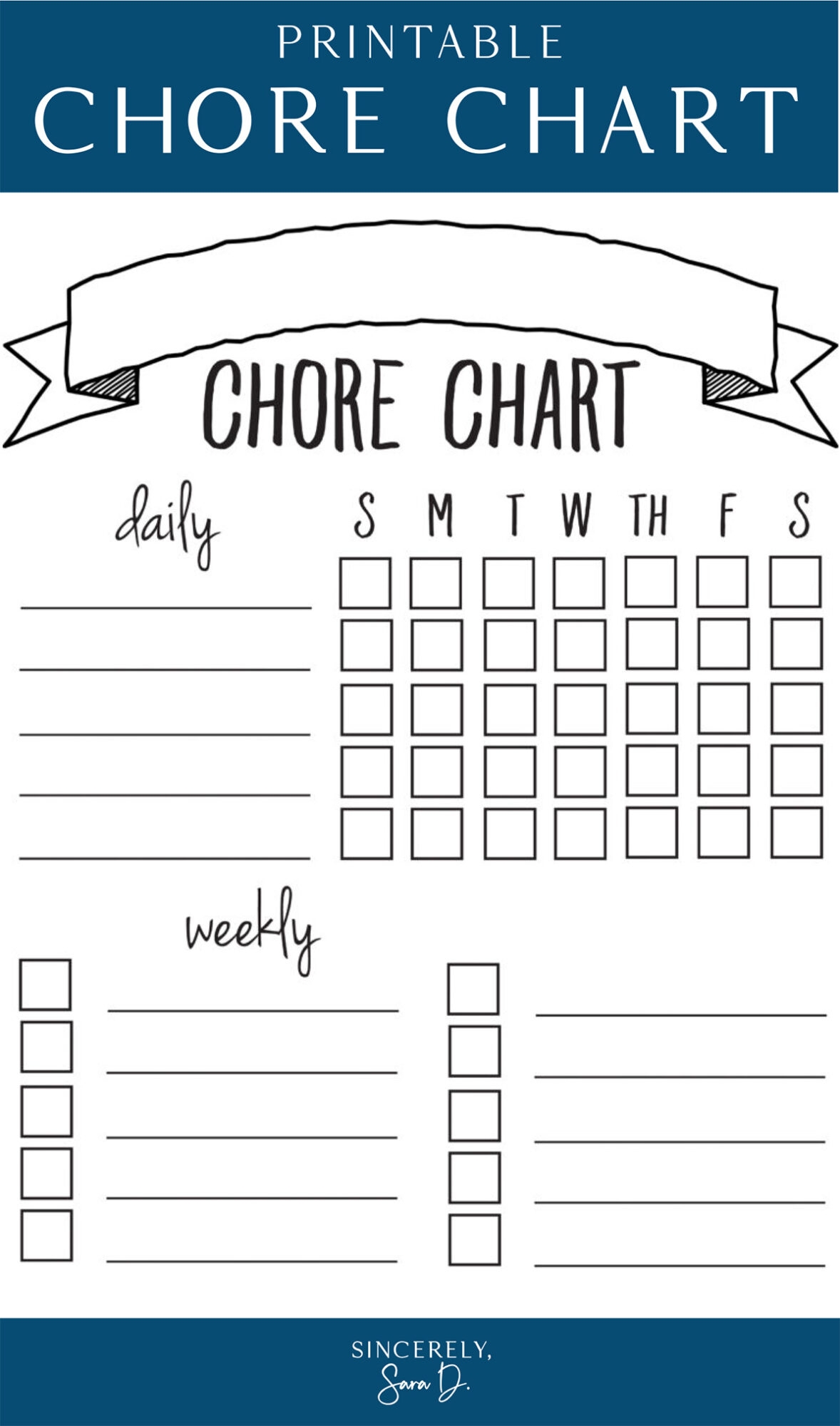 Free Editable Printable Chore Charts With Pictures