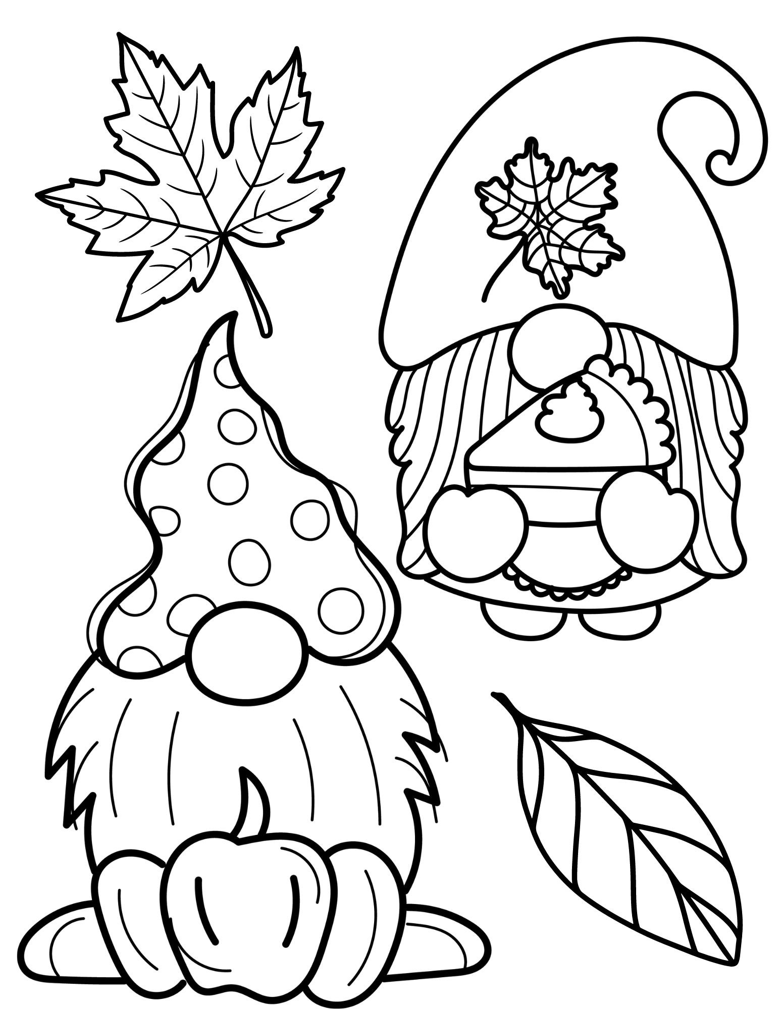 Printable Fall Color Sheets