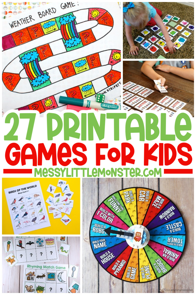 Printable Games For Kids