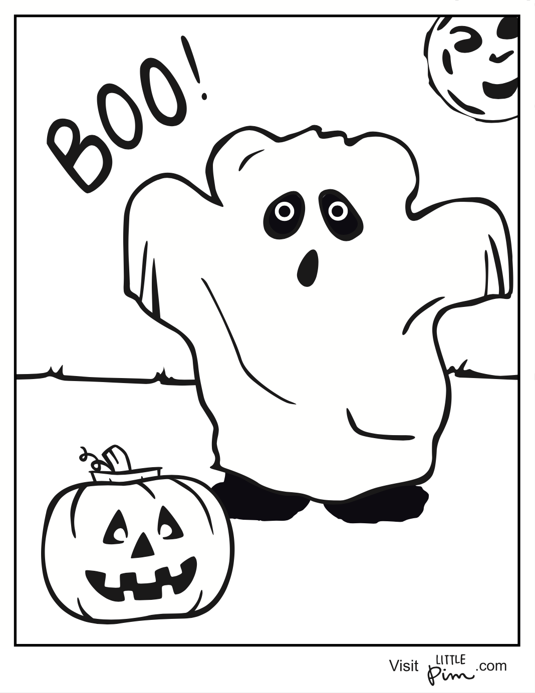 printable halloween pictures to color